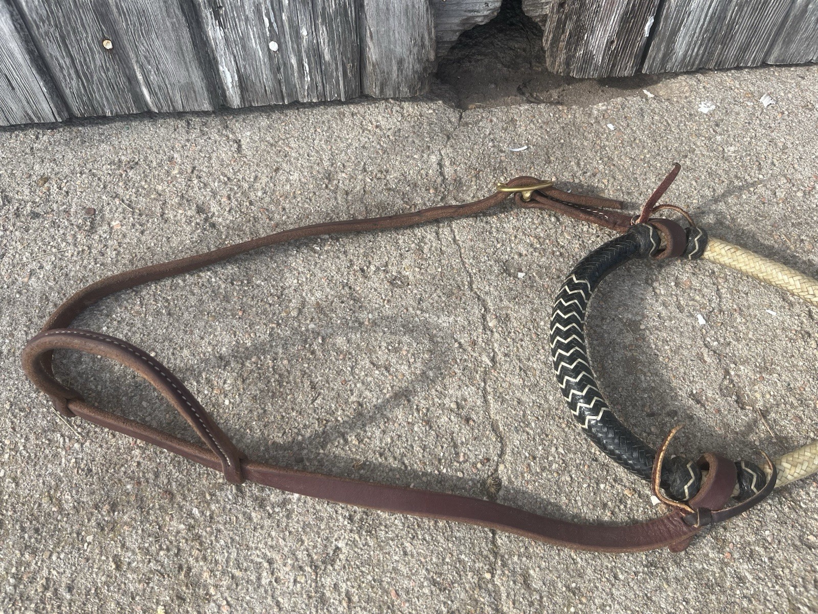 Western Bosal With Yacht Mecates