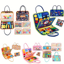 Montessori Busy Board Sensory Toy Fine Motor ...