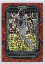 2022 Panini Prizm Red Sparkle Prizm Zay Jones #133 10p6
