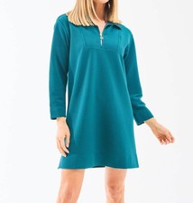 Mary Square Raven Mini Dress Gulf Blue