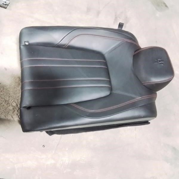 2017 MASERATI GHIBLI Passenger Right Side Rear Seat Back Black Leather Trim NA 