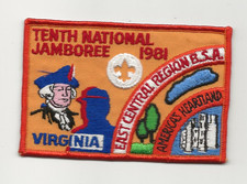 TENTH NATIONAL JAMBOREE patch / EAST CENTRAL ...
