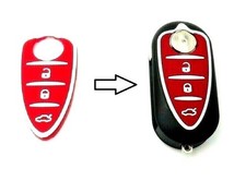 3 Button Remote Key Fob Rubber Pad Replacement Repair fits Alfa Romeo