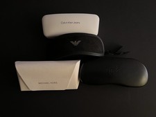 Eye Glass Cases Lot: Armani, Ray-ban, MK, CK