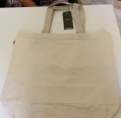 Levi's  beige Canvas Tote bag New With tags with Levi  tag