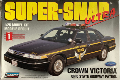  Lindberg 72713 1:25 Super Snap Crown Victoria Highway Patrol (GP125-19R16-A)