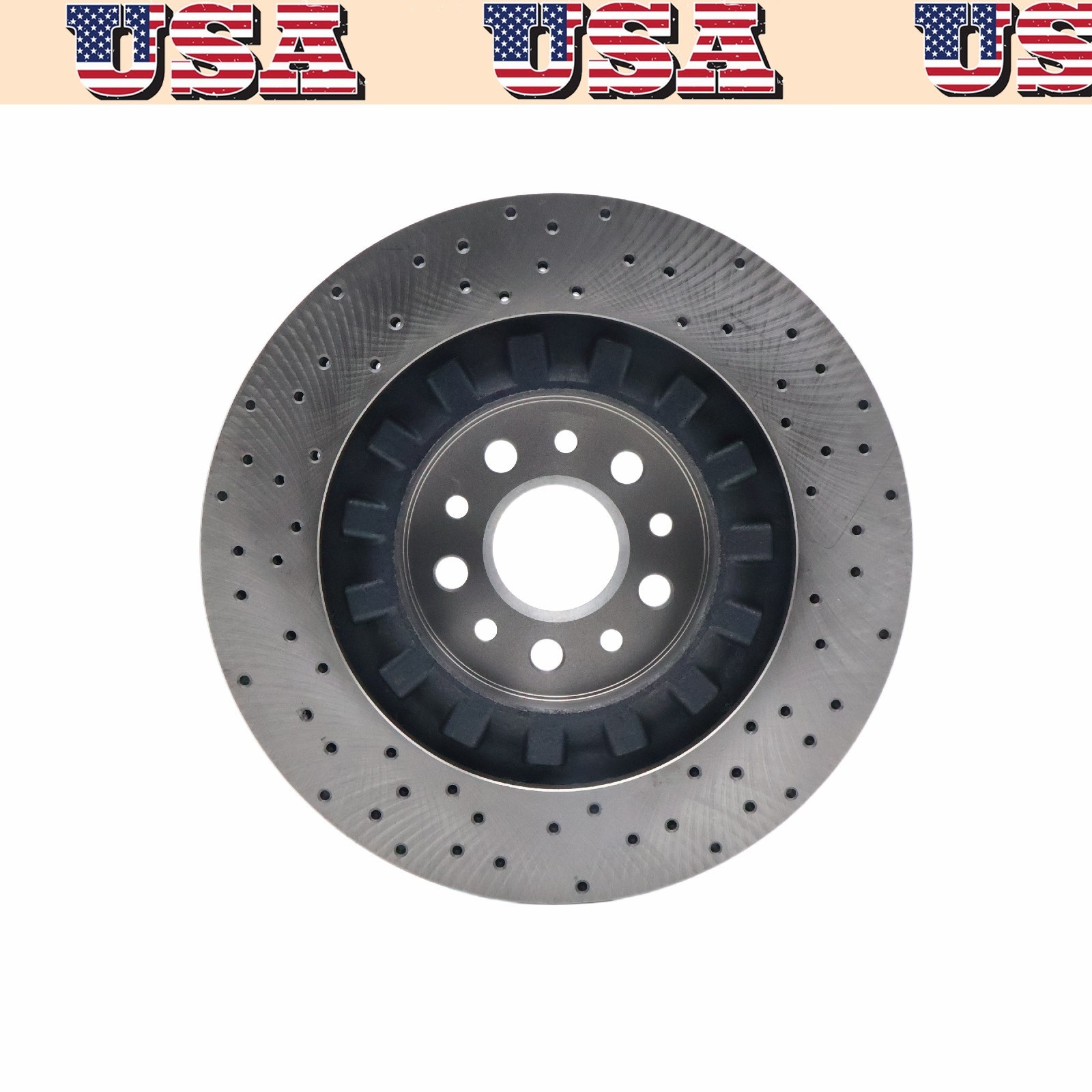 1 Pair Front Brake Rotors For Maserati Ghibli Quattroporte Brake Disc 670030935