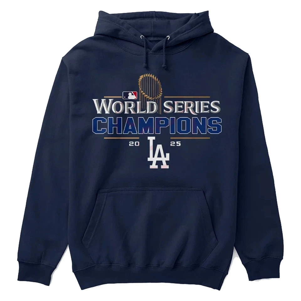 ¡¡¡NUEVO!!! Sudadera con capucha Los Angeles Dodgers 2025 World Series Champions todas las tallas Foto 3 de 4