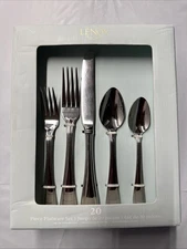 LENOX NWT JEWEL 20 PIECE SERVICE 4 FLATWARE SET