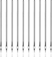 10 Pcs Leather Sewing Awl Hand Sewing Needle Canvas Leather Sewing Awl Needle...