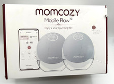 Momcozy Mobile Flow Double Electric Wearable Breast Pump BP223, Pink- Open box
