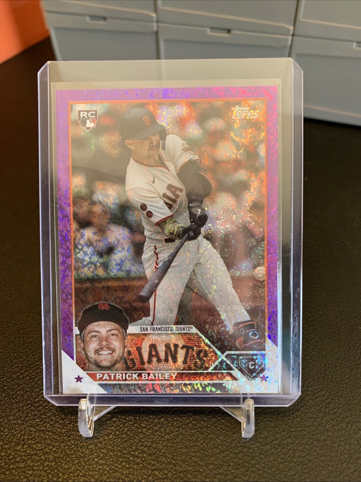 Patrick Bailey 2023 Topps Update Purple Foil /799 #US8 Rookie Giants RC