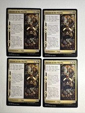 4x Mtg Kaldheim Ascesa del Degno Nuovo con etichette Magic The Gathering