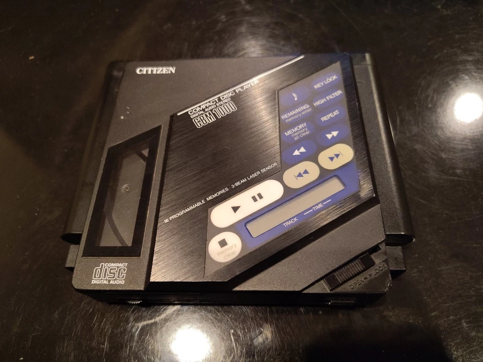 CITIZEN CBM 1000 CD-Player | 1987 | Made in Japan UNGETESTET FÜR TEILE / REPARATUR