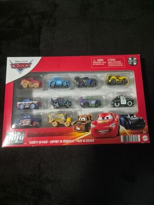 Disney Pixar Cars Metal Variety 10 Pack Mini Racers -  NEU & OVP GKG08