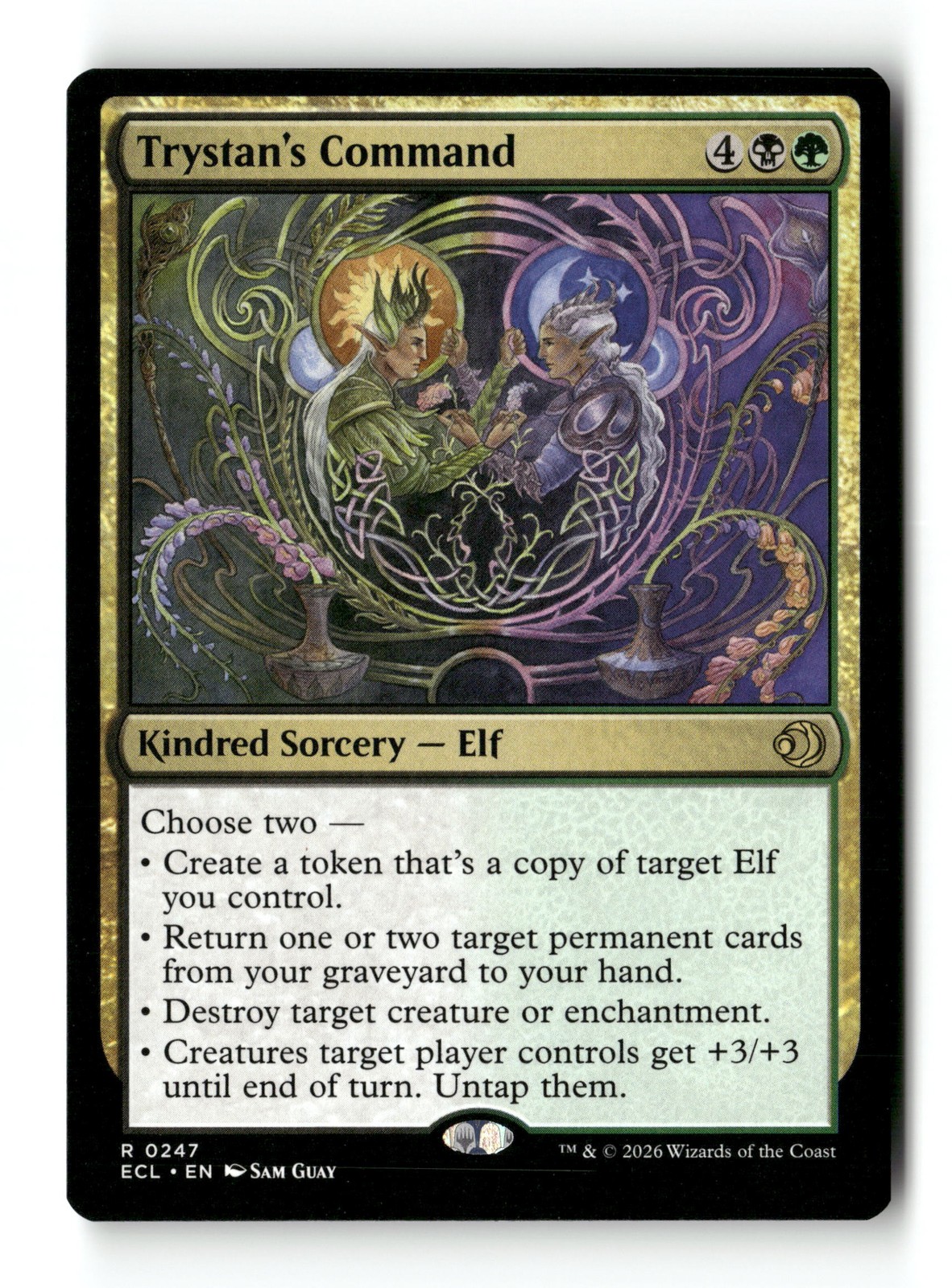 Trystan's Command Lorwyn Eclipsed Rare 247 Magic