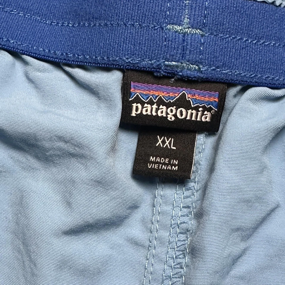 Pantalones Cortos Patagonia Mujer 2XL Azul Forrado Bañador Cintura Elástica Cordón Malla Foto 3 de 4