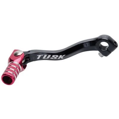 Palanca de cambios plegable Tusk punta negra/roja para Honda CR80R 1987-2002 Foto 3 de 3