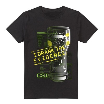 CSI - ''I Drank the Evidence'' T-Shirt für Herren (TV13782)