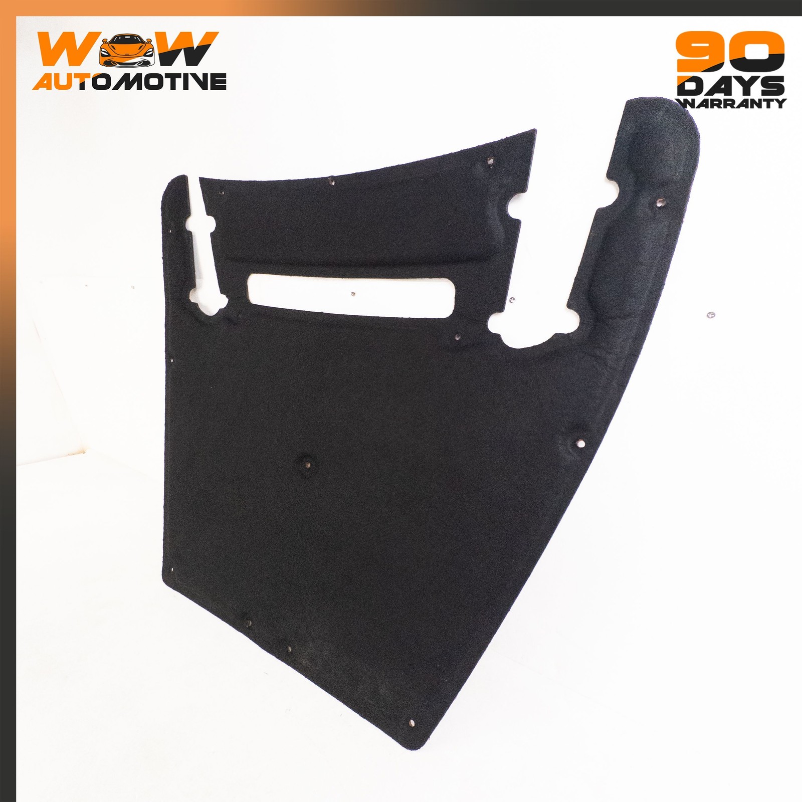 06-16 ASTON MARTIN V8 S VANTAGE FRONT HOOD INSULATION PAD PANEL BLACK OEM