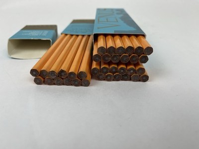 3x: NEW Box Vintage Venus Velvet Pencils #3557 No. 2 (Lot 36 Total