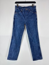 WRANGLER Jeans Uomo W29/L30 Denim Regular Fit Zip Tasca Posteriore Cuciture