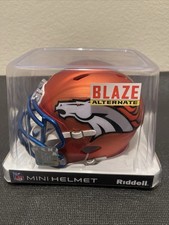 Steve Atwater Denver Broncos NFL Auto Riddell Blaze Alternate Mini Helmet