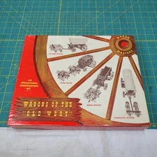 Craftmaster Wagons of the Old West Stage Coach Wood Model Craft Master Open Box
