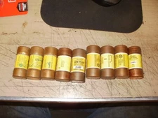 Buss Low-Peak LPJ-60SP Dual-Element Time-Delay Fuse, Lot Of 9