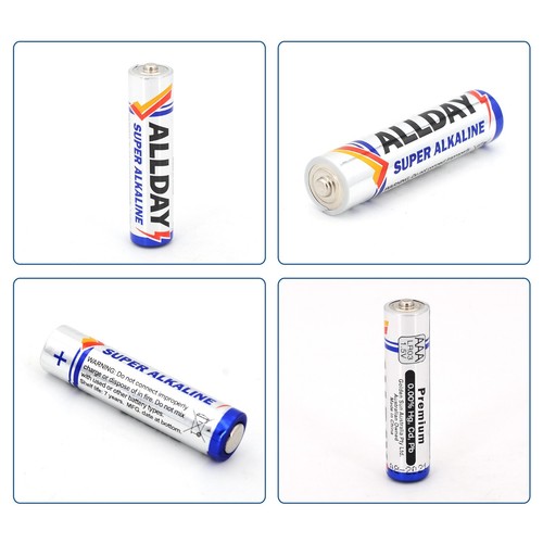 10pcs/PK AAA AA Alkaline Batteries 1.5V ALLDAY NEW Bulk Sale - Picture 3 of 5