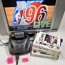 Madden NFL NBA Live NHL 96 1996 Genesis AUTHENTIC Sega COMPLETE Case Manual cib