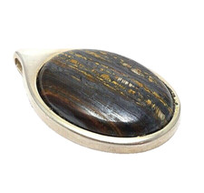 Franz Scheuerle / Quinn großer Tigereisen Ketten Anhänger 925er Silber massiv