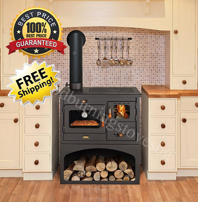 Cooking Wood Burning Stove Oven Left Flue Exit Prity 1P34 10,1kw. EcoDesign  2022 | eBay