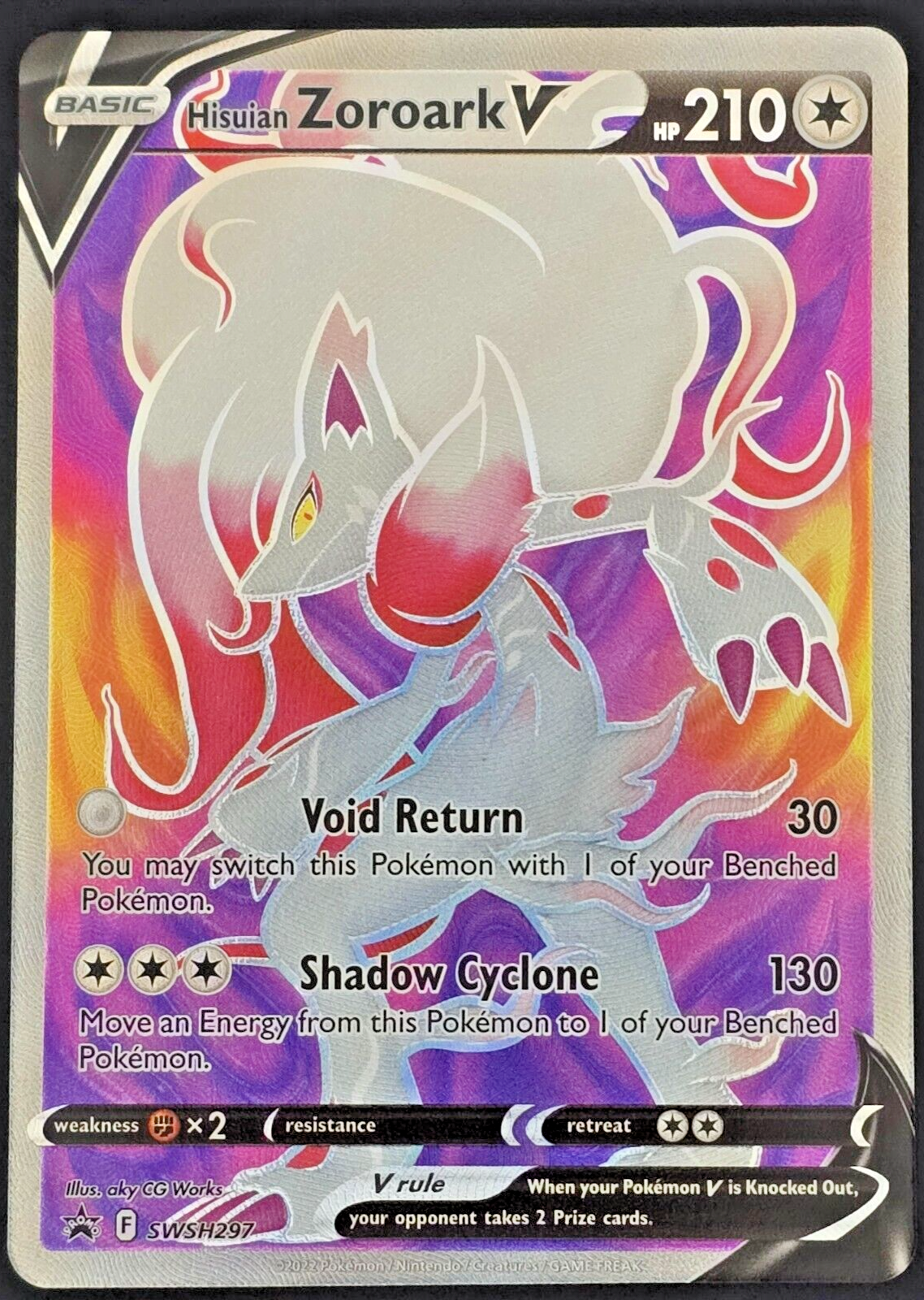 Hisuian Zoroark V SWSH: Sword & Shield Promo Cards SWSH297 Near Mint NM