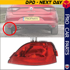 Rear Fog Light End Light Lamp Lens for Renault Megane MK4 HB Left 265852501R