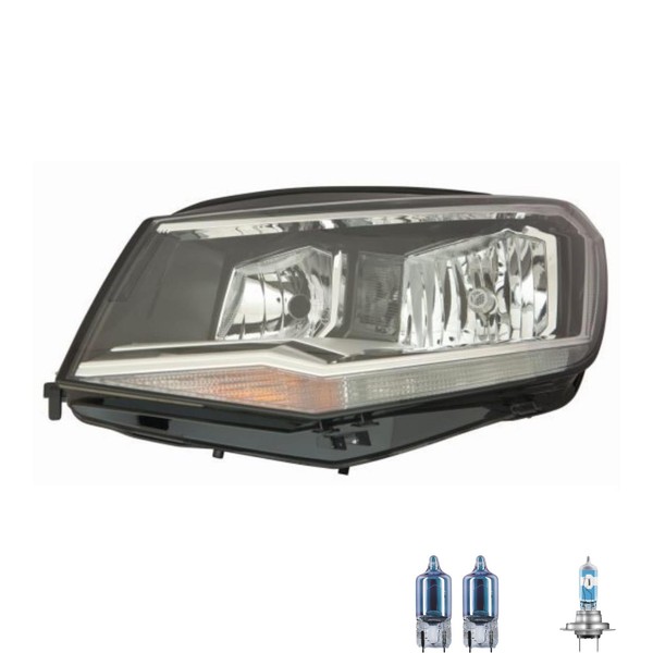 Halogen Scheinwerfer Links H7 FüR VW Caddy Alltrack Kombi IV Kasten Inkl. Lampen-image