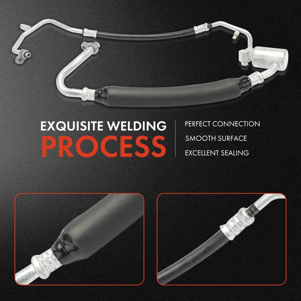 Conjunto de manguera de línea de succión y descarga de aire acondicionado A-Premium para Pontiac G8 2009 V6 3,6 L Foto 4 de 4