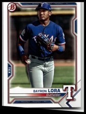 2021 Bowman #BP-139 Bayron Lora Texas Rangers