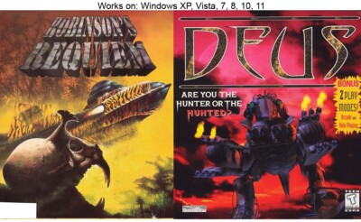 Robinson's Requiem (1993) Deus (1996) PC Game Windows 10 11