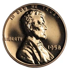 GEM PROOF 1958 ULTRA RED Lincoln Wheat Cent Penny ULTRA NICE COIN!