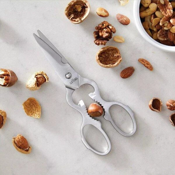 Полностью закрытые кухонные ножницы из нержавеющей стали C3220908, совершенно новые в коробке, никогда не использовались - Изображение 3 из 4