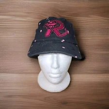 Wisconsin Timber Rattlers Hat  Womens Black Pink Strapback Minor League Ball