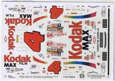 Slixx 1447 #4 Kodak 1999-Bobby Hamilton Nascar decal