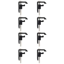 System Mounting Clamp For Toyota Tacomatundra Truck Capcamper Shellblack 8pcs