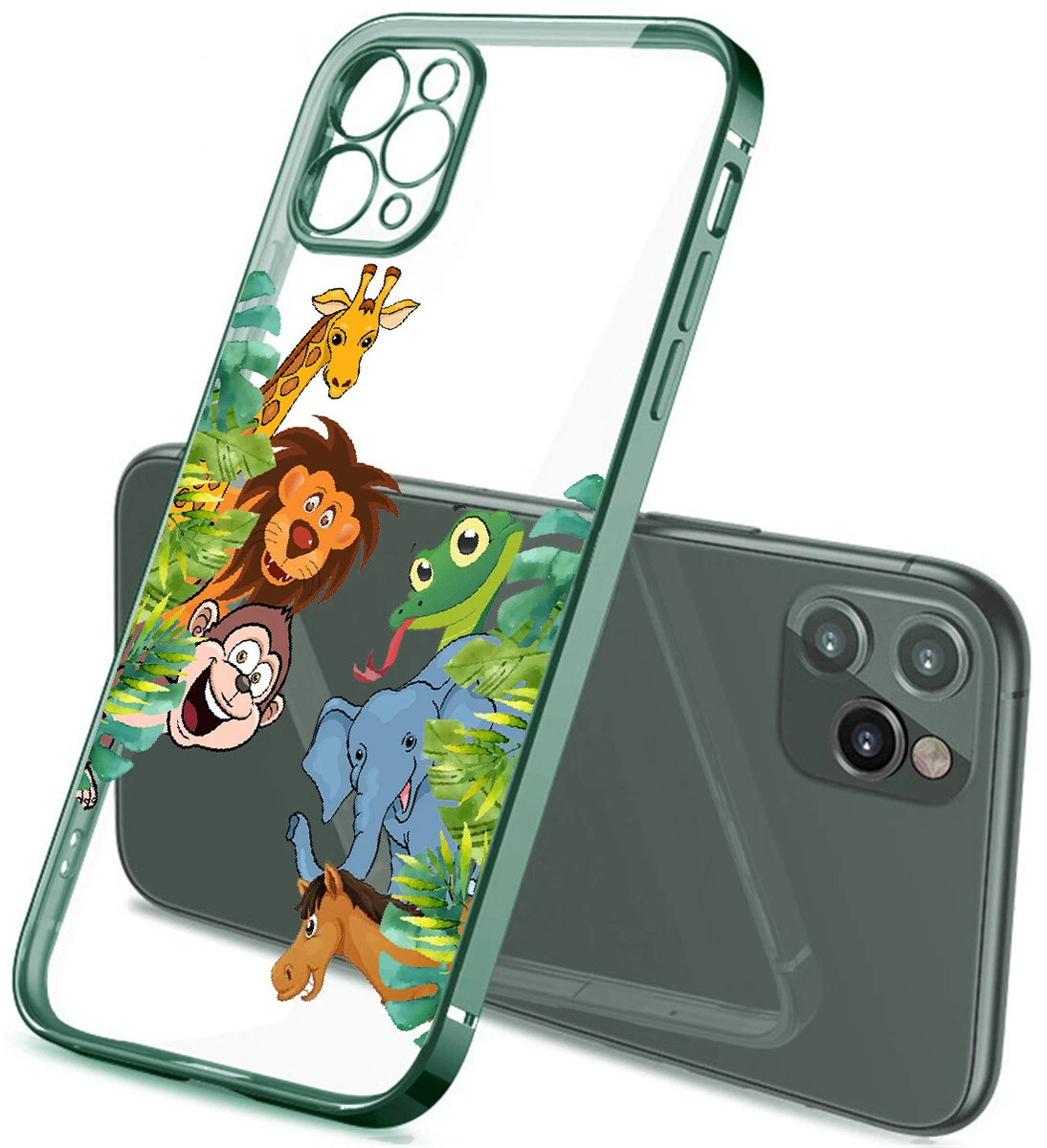 Custodia per iPhone 8 Plus 7 Plus, completamente morbida, in silicone