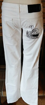 Iceberg White Denim Peppermint Patty Pocket Women's Denim Jeans Size 30