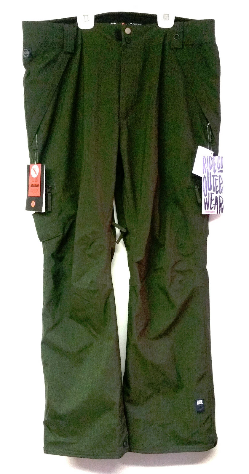 RIDE SNOWBOARDING Men's ALKI Snow Pants - Black Olive - XL - NWT