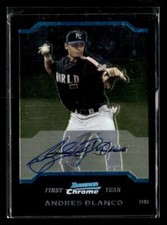 Andres Blanco signed auto 2004 Bowman Draft Picks & Prospects #BDP151 card