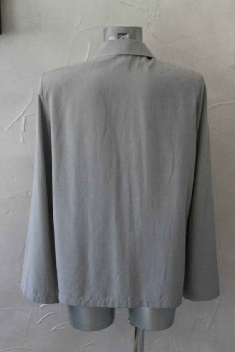 luxueuse veste coat t viscose grise KENZO JUNGLE taille 38