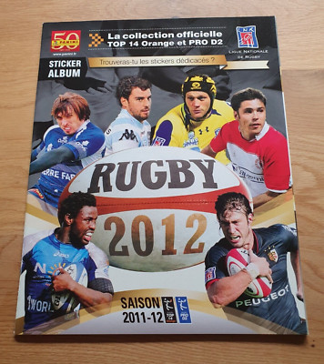 Panini Rugby 2011 2012 Top 14 Pro D2 Leeralbum leeres empty Album Sticker Topps